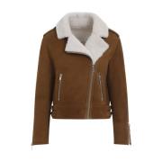 Yves Salomon Neutrala Kappor Aw24 Dammode Brown, Dam