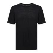 Lardini T-Shirts Black, Herr