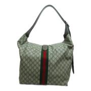 Gucci Vintage Pre-owned Canvas gucci-vskor Beige, Dam