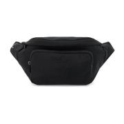 Dsquared2 Nylon Beltpack med Gummi Logo Black, Herr