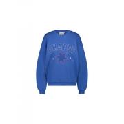 Fabienne Chapot Terry Sport Heart Sweater Blue, Dam