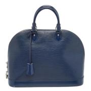 Louis Vuitton Vintage Pre-owned Tyg louis-vuitton-vskor Blue, Dam