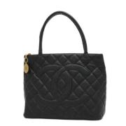 Chanel Vintage Pre-owned Laeder chanel-vskor Black, Dam