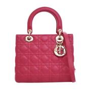 Dior Vintage Pre-owned Laeder dior-vskor Pink, Dam