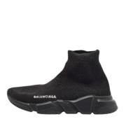 Balenciaga Vintage Pre-owned Tyg sneakers Black, Dam