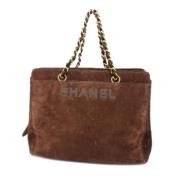 Chanel Vintage Pre-owned Mocka chanel-vskor Brown, Dam