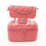 Chanel Vintage Pre-owned Laeder chanel-vskor Pink, Dam