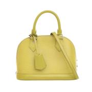 Louis Vuitton Vintage Pre-owned Laeder louis-vuitton-vskor Yellow, Dam