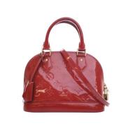 Louis Vuitton Vintage Pre-owned Laeder handvskor Red, Dam