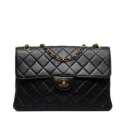 Chanel Vintage Pre-owned Laeder axelremsvskor Black, Dam