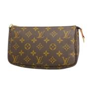 Louis Vuitton Vintage Pre-owned Canvas kuvertvskor Brown, Dam