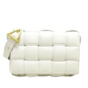 Bottega Veneta Vintage Pre-owned Laeder axelremsvskor White, Dam