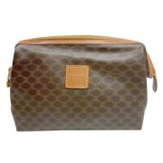 Celine Vintage Pre-owned Canvas kuvertvskor Brown, Dam