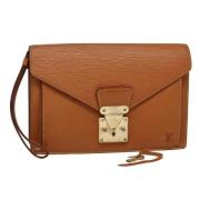 Louis Vuitton Vintage Pre-owned Laeder handvskor Brown, Dam