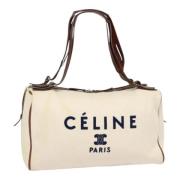 Celine Vintage Pre-owned Canvas resvskor White, Dam