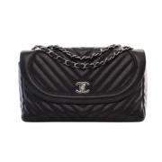 Chanel Vintage Pre-owned Laeder handvskor Black, Dam