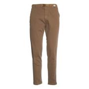 White Sand Khaki Chino Byxor för Män Brown, Herr