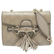 Gucci Vintage Pre-owned Laeder gucci-vskor Beige, Dam