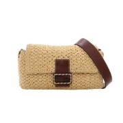 Fendi Vintage Pre-owned Raffia fendi-vskor Beige, Dam