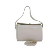 Fendi Vintage Pre-owned Laeder handvskor White, Dam