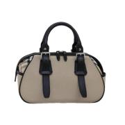 Burberry Vintage Pre-owned Canvas handvskor Beige, Dam