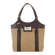 Dior Vintage Pre-owned Canvas totevskor Beige, Dam