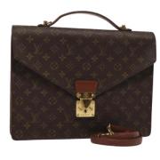 Louis Vuitton Vintage Pre-owned Canvas handvskor Brown, Dam