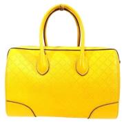 Gucci Vintage Pre-owned Laeder gucci-vskor Yellow, Dam