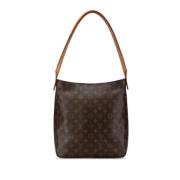 Louis Vuitton Vintage Pre-owned Canvas handvskor Brown, Dam