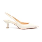 Roberto Festa Vit Läder Slingback Festa Arabel Beige, Dam