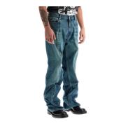 Y/Project Vintage Wire Jeans med Metall Detalj Blue, Dam