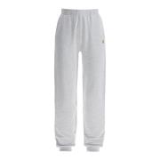 Maison Kitsuné Räv Huvud Broderade Joggingbyxor Gray, Dam