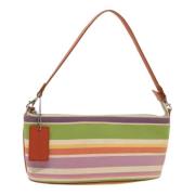 Burberry Vintage Pre-owned Canvas handvskor Multicolor, Dam