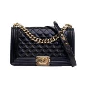 Chanel Vintage Pre-owned Laeder handvskor Black, Dam