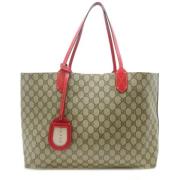 Gucci Vintage Pre-owned Canvas gucci-vskor Beige, Dam