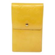 Louis Vuitton Vintage Pre-owned Laeder plnbcker Yellow, Dam