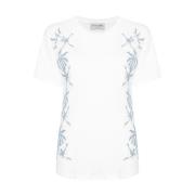 Ermanno Scervino Off White T-shirt Kvinnors Casual Wear White, Dam