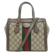 Gucci Vintage Pre-owned Plast gucci-vskor Brown, Dam