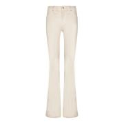 7 For All Mankind Vita Jeans för Kvinnor Aw24 Beige, Dam