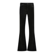 7 For All Mankind Svarta Jeans för Kvinnor Aw24 Black, Dam