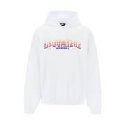 Dsquared2 Vit Sweatshirt Ss24 Herrkläder White, Herr