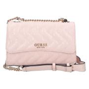 Guess Ecopelle Cross Body Bag Pink, Dam