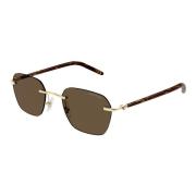 Montblanc Sunglasses Brown, Herr