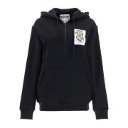 Moschino Teddybjörn Huvtröja Sweatshirt Black, Dam