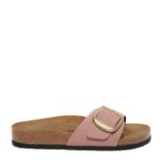 Birkenstock Rosa Madrid Big Buckle Sandal Pink, Dam