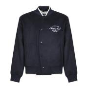 Axel Arigato Chateau Logo Broderad Bomberjacka Blue, Herr