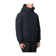 Woolrich Winter Blend Coat Blue, Herr