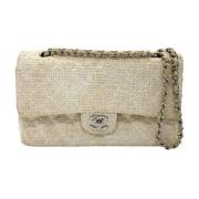 Chanel Vintage Pre-owned Tyg chanel-vskor Beige, Dam