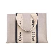 Chloé Pre-owned Pre-owned Canvas handvskor Beige, Dam