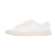 Yves Saint Laurent Vintage Pre-owned Laeder sneakers White, Dam